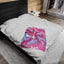 Bougainvillea Pink - Velveteen Plush Blanket