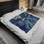 Marine Blue - Velveteen Plush Blanket